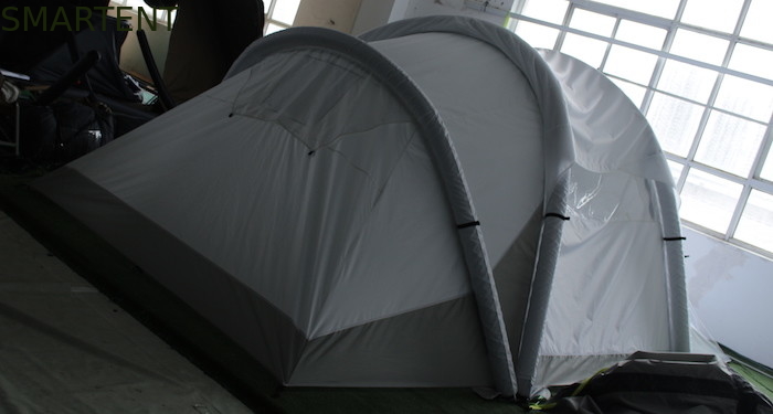 TPU-staaf Buitenopblaasbare kampeertenten Opblaasbare luchtkoepel tent Waterdicht gecoat polyester leverancier