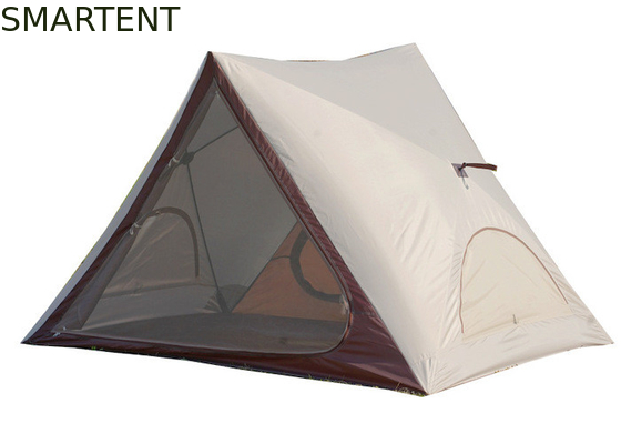 150X200X130CM Draagbare waterdichte PU2000MM gecoate 210T polyester driehoekige pop-up kampeertent voor buiten, volledig automatisch snel te openen strandtent
